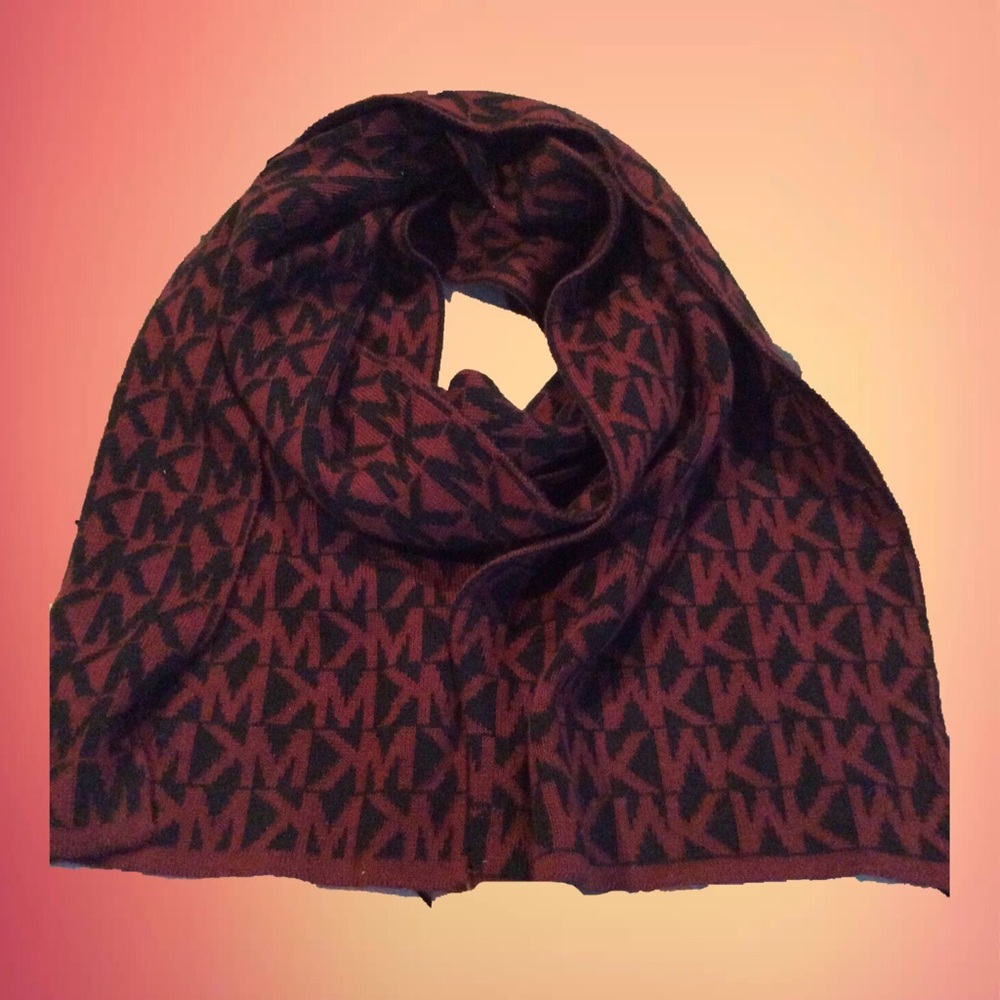 MICHAEL Michael Kors red and black scarf
